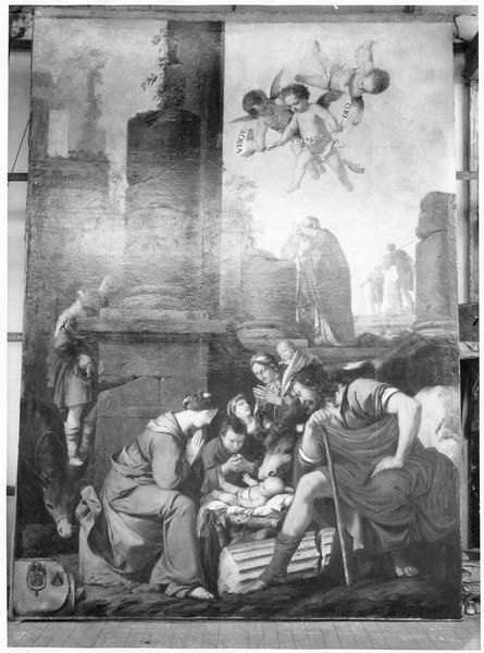 maître-autel, tableau : la Nativité, vue générale - © Ministère de la Culture (France), Médiathèque du patrimoine et de la photographie (objets mobiliers), tous droits réservés