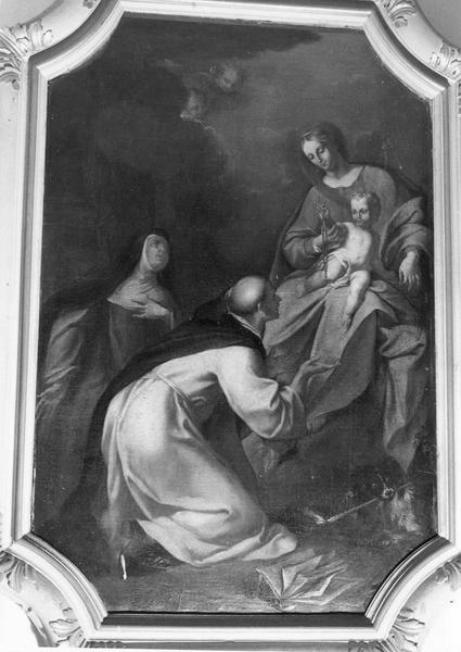 tableau : la donation du Rosaire, cadre, vue générale