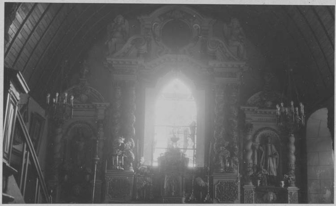 maître-autel, vue partielle