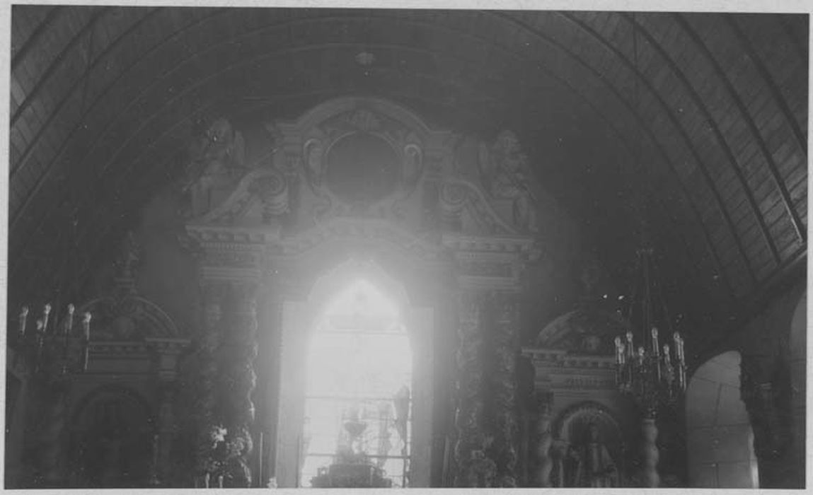 maître-autel, vue partielle