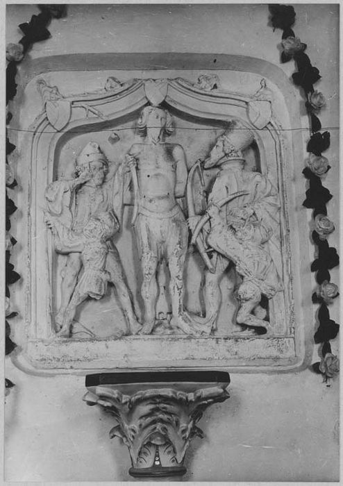 bas-relief : Le Martyre de saint Sébastien