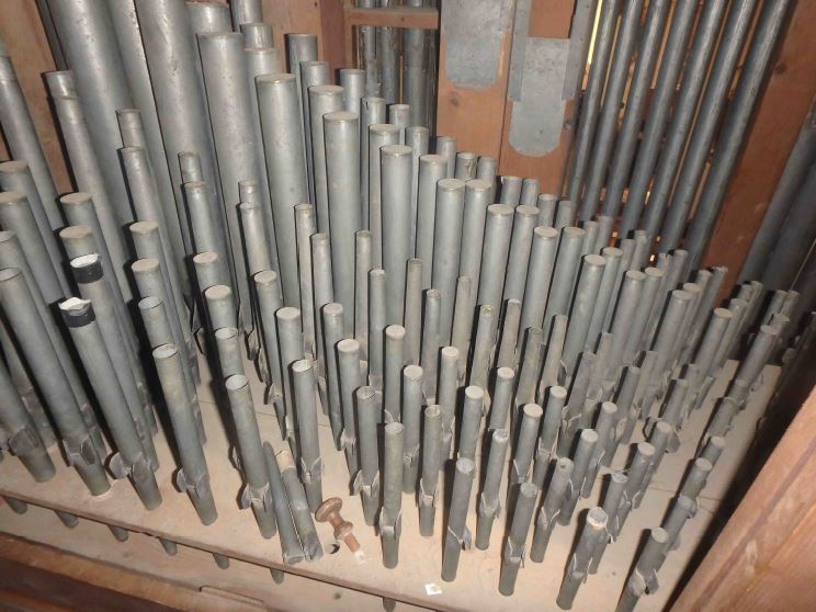 orgue de tribune, tuyauterie