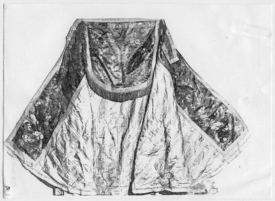 ornement liturgique : chasuble, (photocopie numérisée)