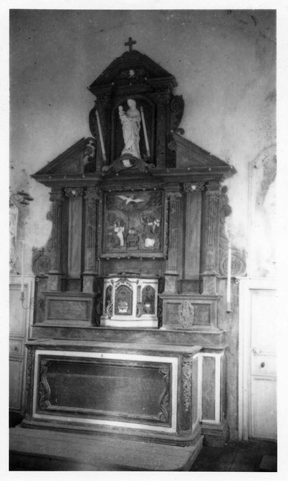 autel (maître-autel), tabernacle et retable