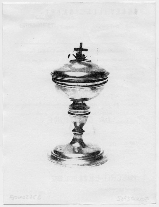 ciboire-chrismatoire, (photocopie numérisée)