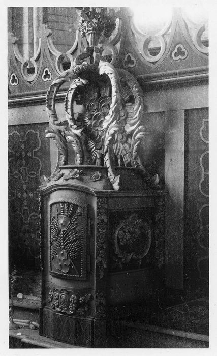 tabernacle de l'autel latéral nord et son exposition