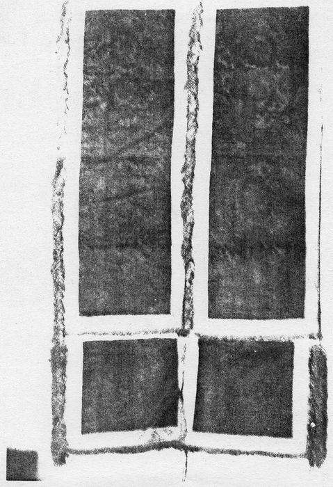 Quatre pentes de dais d'autel