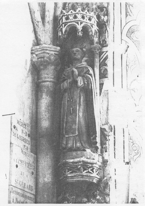 Statue : Saint Moine (saint Gérard ?)
