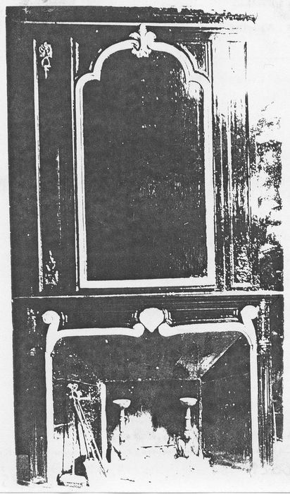 statue : Saint Jean l'Evangéliste et son aigle, (photocopie numérisée)