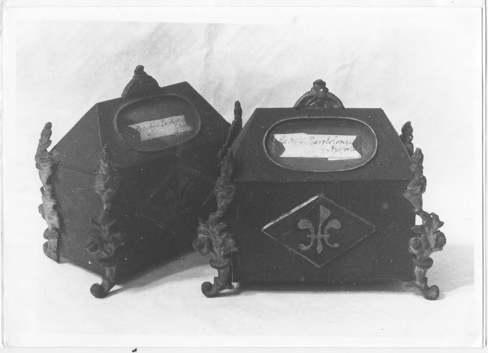 Reliquaires de saint Jacques le Majeur et saint Barthélémy