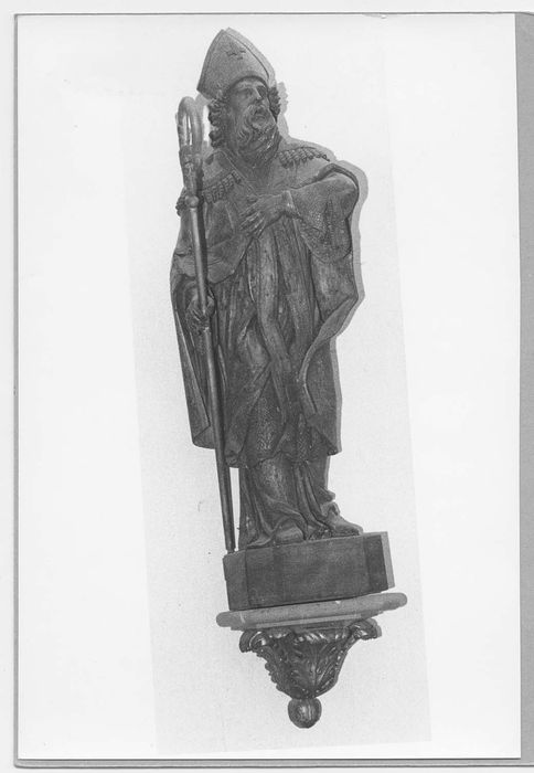 statue et son culot : Saint Eloi