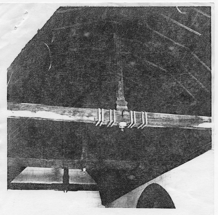 charpente du choeur, des chapelles latérales et de la nef, (photocopie numérisée)