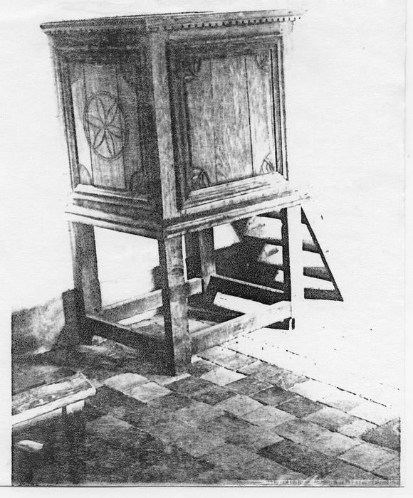 chaire à prêcher (cuve), (photocopie numérisée)