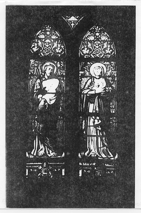 Deux verrières : Ecce Homo et Notre-Dame des Sept Douleurs