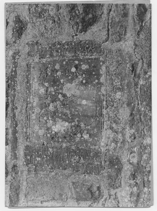 Plaque commémorative de la construction de la sacristie