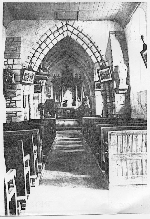 bancs de fidèles, (photocopie numérisée)