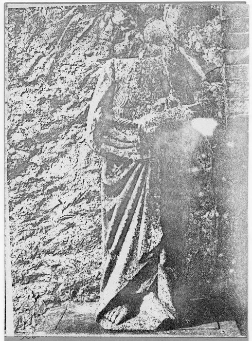 Statue : Saint Jean-Baptiste portant l'agneau