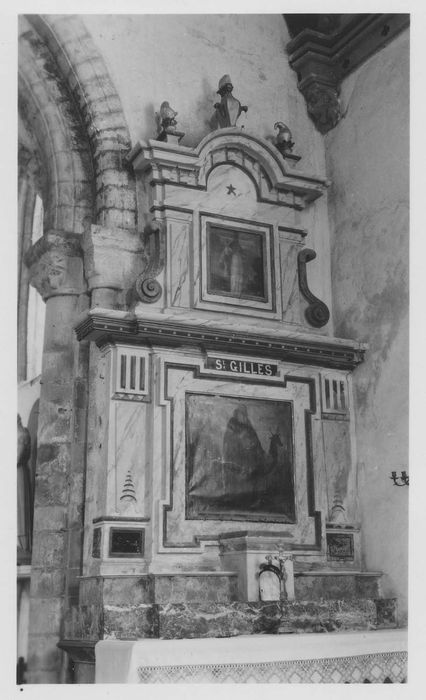 autels latéraux nord et sud (photocopie numérisée)