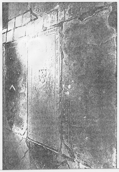 Dalle funéraire de Jacques Vigor