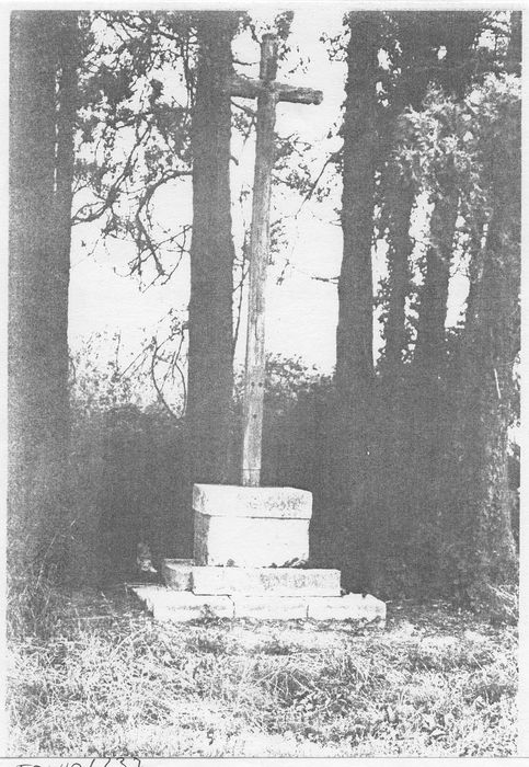 croix de chemin dite croix Saint-Martin, (photocopie numérisée) 