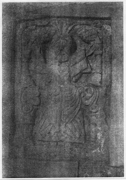 bas-relief : Christ enseignant en majesté, (photocopie numérisée) 