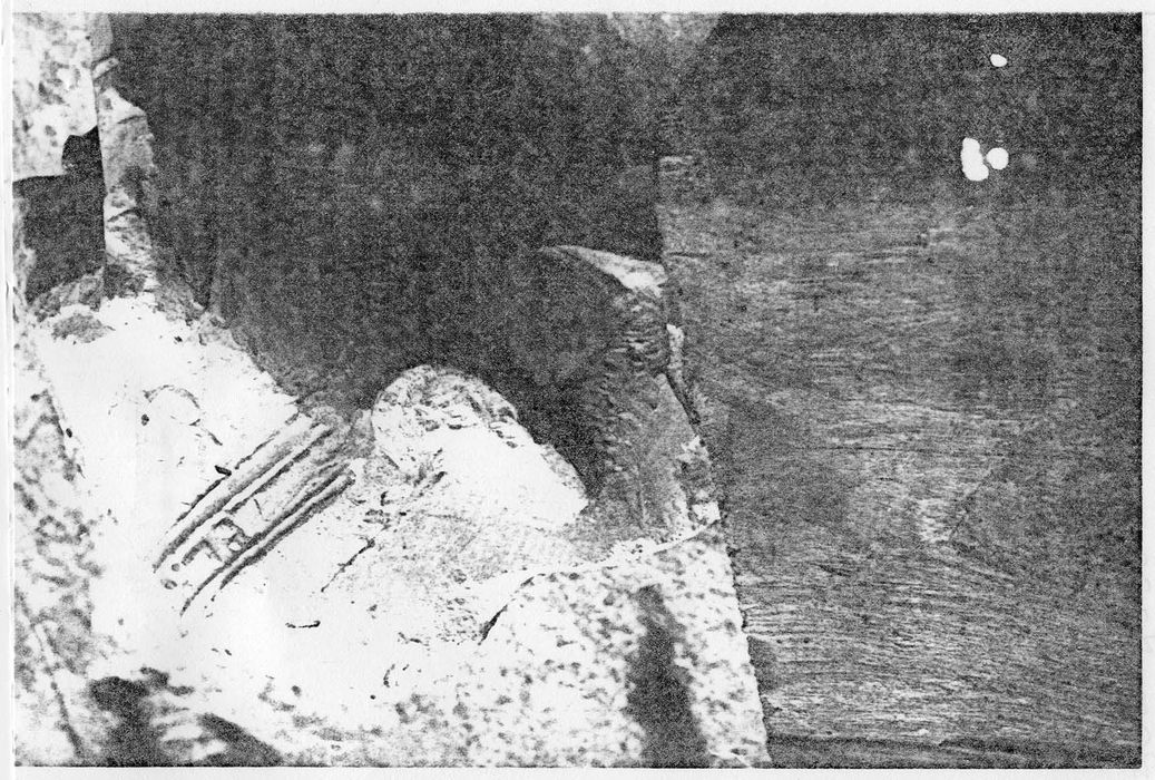 Fragment de statue : Tête d'évêque