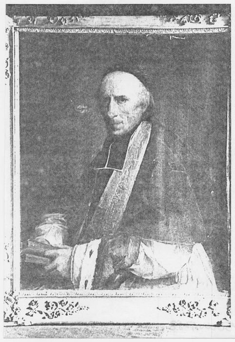 tableau : portrait du Chanoine Jean-Baptiste Legoupils, (photocopie numérisée) 