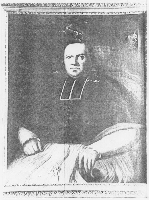 tableau : portrait du Chanoine Paul Lepelley, (photocopie numérisée) 