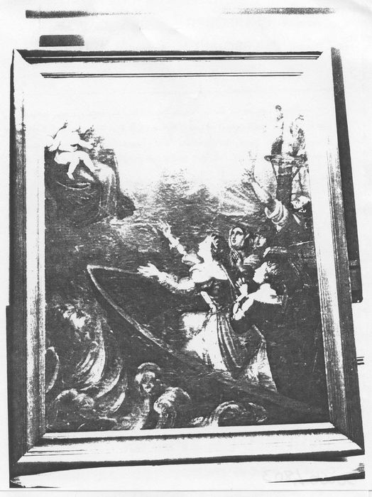 tableau :Voeu de l'impératrice Mathilde, (photocopie numérisée) 