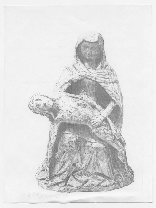 Groupe sculpté : Vierge de Pitié