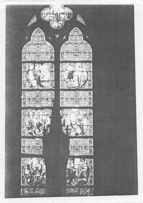 verrière : Le Martyre de saint Georges, (photocopie numérisée) 