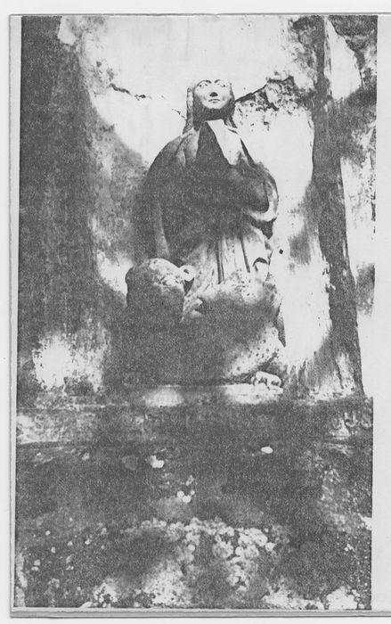 statue : Sainte Marguerite et le dragon, (photocopie numérisée) 