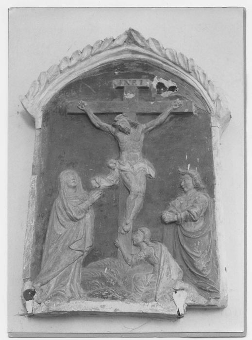 bas-relief : Crucifixion