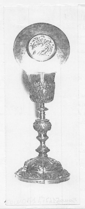calice et sa patène, (photocopie numérisée) 