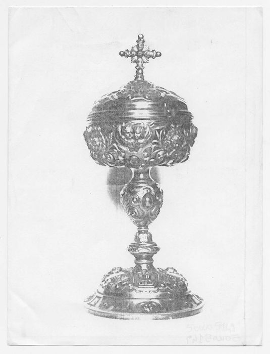 ciboire, (photocopie numérisée) 