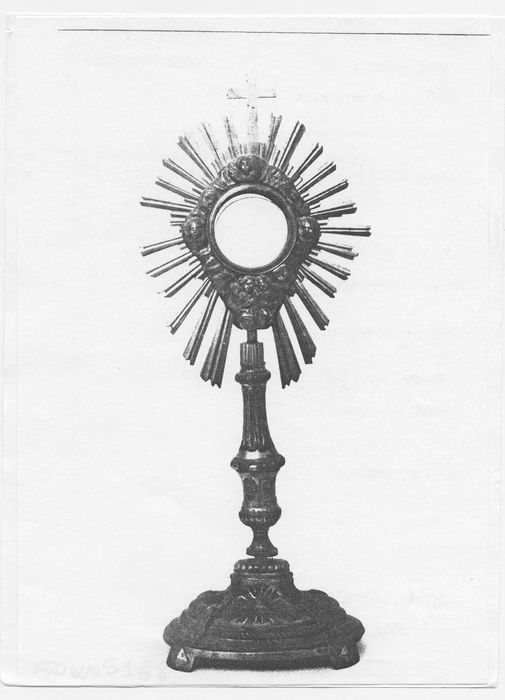 ostensoir , (photocopie numérisée) 