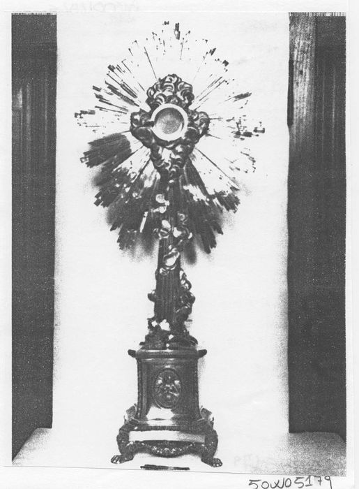 grand ostensoir, (photocopie numérisée) 