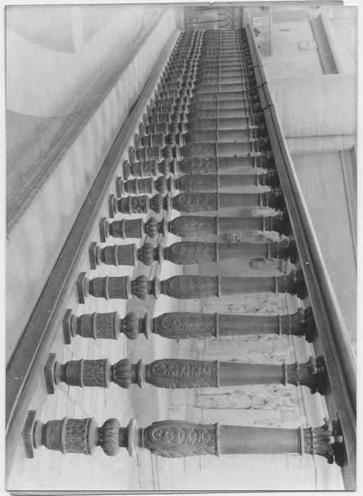 Clôture de la chapelle d'axe du déambulatoire (grille de communion)