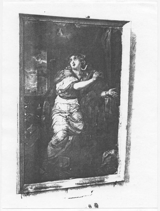 Tableau et son cadre : Madeleine