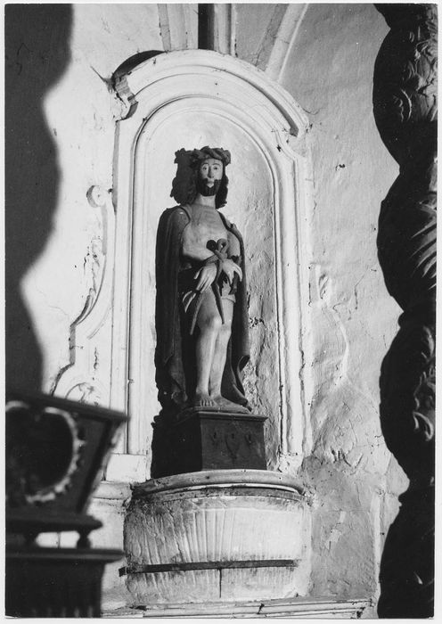 Statue, sa niche et son socle : Ecce homo