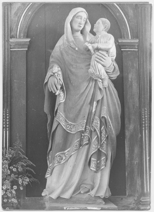 statue : Vierge à l'Enfant dite Notre-Dame de Gorges