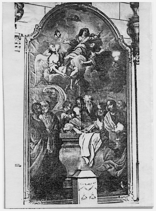 Tableau et son cadre : Assomption