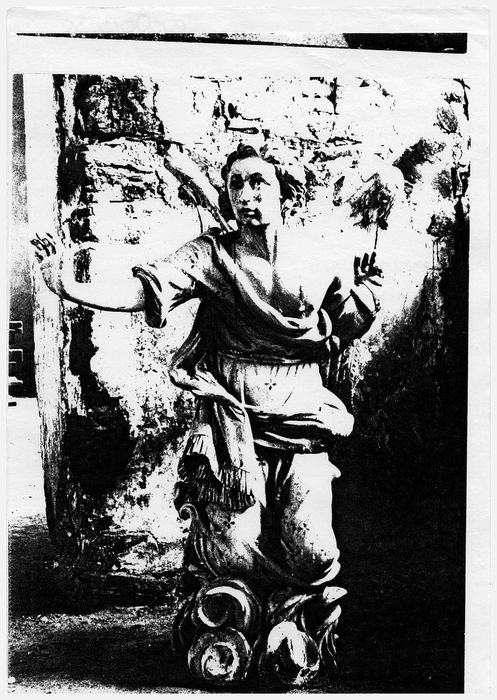 statue : Ange adorateur, (photocopie numérisée) 