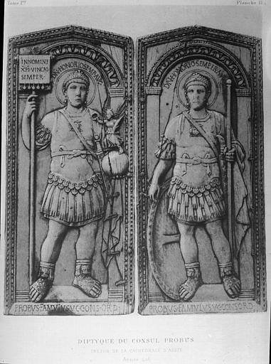 Diptyque en ivoire du Consul Probus