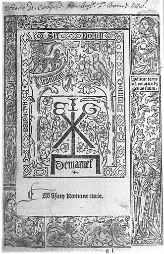 Livre d'heures de Demarnef-Pigouchet : Frontispice