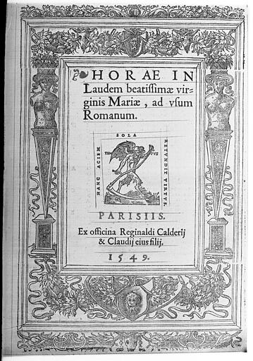 Livre d'heures : Frontispice