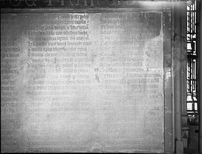 Epitaphe de Simon de Rovedis ou de Pavie