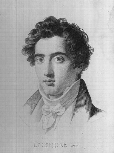Gravure : Portrait de Legendre-Héral trouvé dans les papiers de son grand-père Chenavard l'architecte