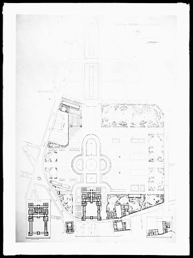 Plan général du palais et des jardins