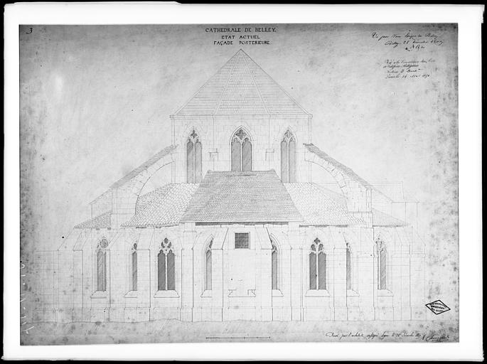 Elévation de l'abside